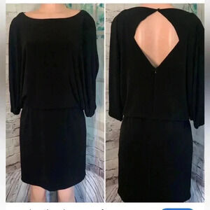 Jessica Simpson women’s black mini casual  goth witchy party sexy dress size 4